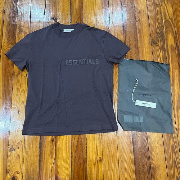 Fear Of God Essentials Short Sleeve Shirt Men's Size XS Plum (Worn Once) - Picture 1 of 11